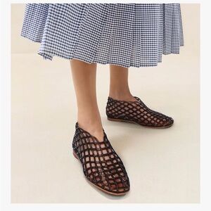 Jelly mesh ballet flats